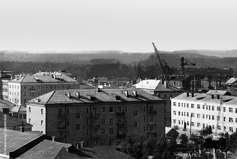 Вид на проспект Ленина 1950-е годы