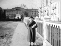 Улица Комсомольская в районе дома №10, вид на школу №2, 1950-е годы