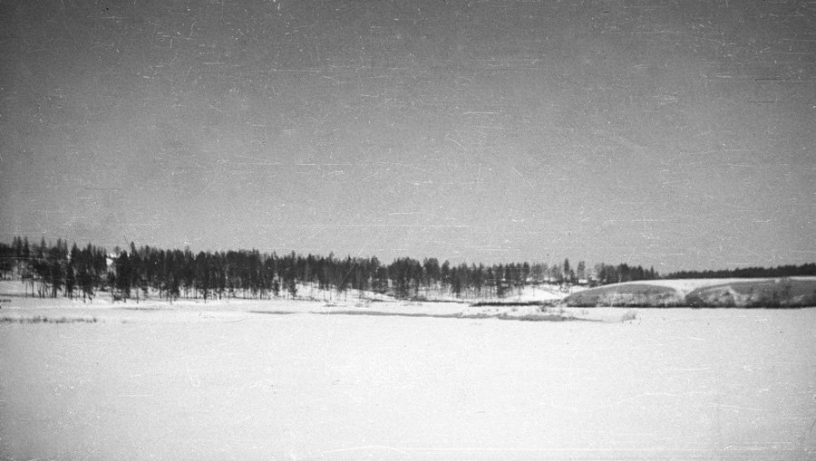 Река Воря в районе Бережной улицы, 1960-е годы