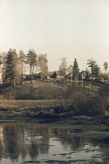 Красный поселок, дома на улице Белинского, 1987 год