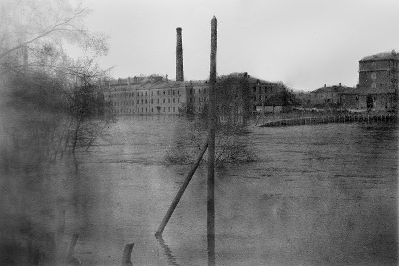 Половодье на реке Воря в Красноармейске, 1920-е годы