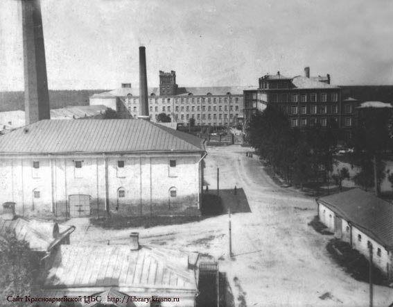 Территория фабрики, начало XX века