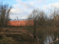 Казармы фабрики КРАФ (Вознесенской мануфактуры) и река Воря, декабрь 2006 год
