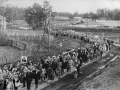 Праздничная демонстрация, перекресток шоссе на Полигон и улицы Свердлова, 1960-е годы