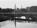 Старый «низкий» мост через Ворю, 1920-е годы