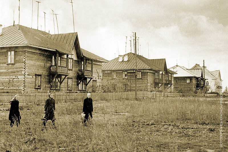 Деревянные дома на Краснофлотской, 1950-е годы