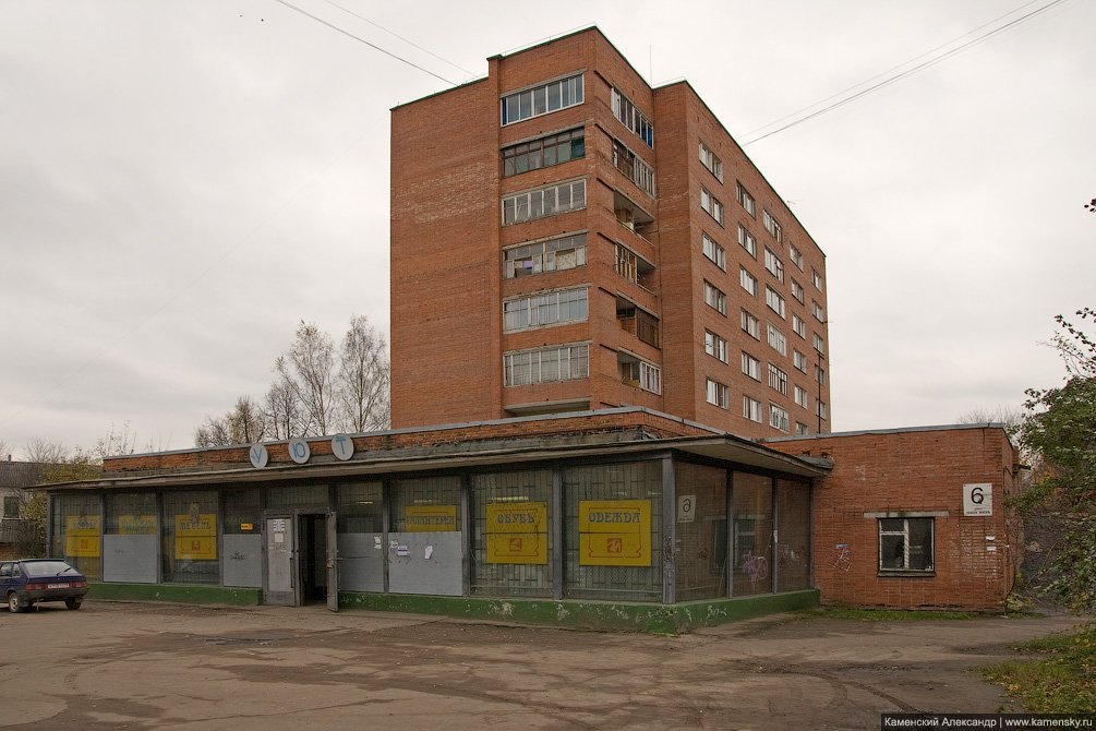 Дом №6 по улице Новая Жизнь с мебельным магазином, 2010 год