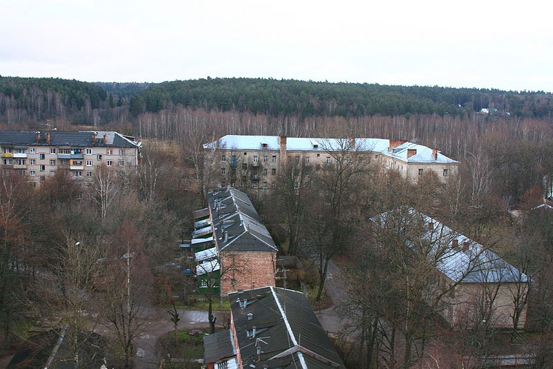 Вид на дом № 12 с высотных домов, 2006 год