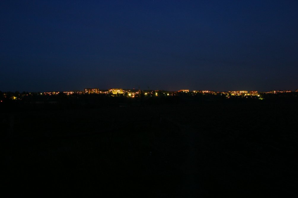 Панорама северной части города, октябрь 2004 года