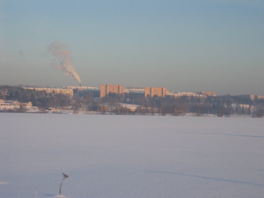 Панорама северной части города, январь 2002 года