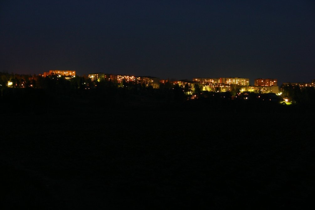 Панорама северной части города, октябрь 2004 года