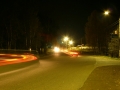 Перекресток улицы Свердлова и Красноармейского шоссе около жд-переезда, октябрь 2004 года