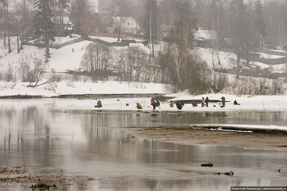 После половодья на Воре, апрель 2006 года