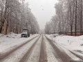 Снег в городе, проспект Испытателей, апрель 2011 год