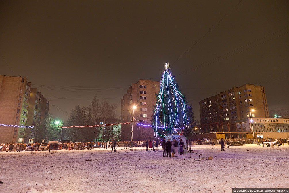 Елка на стадионе, Новый год 2012 в Красноармейске