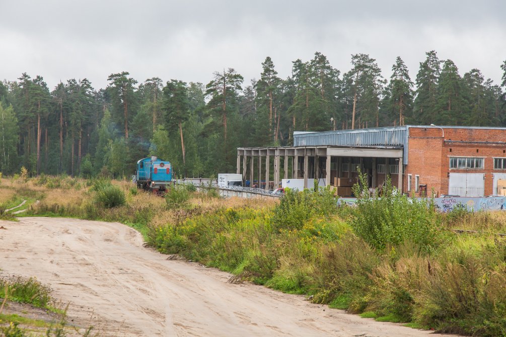 Железная дорога в окрестностях грабарей, август 2014 года