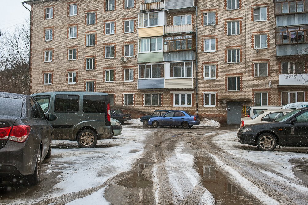 Улица Дачная, март 2015 года