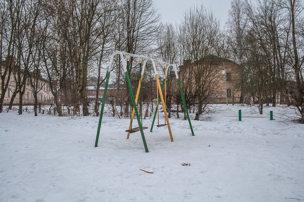 Улица Дачная, март 2015 года