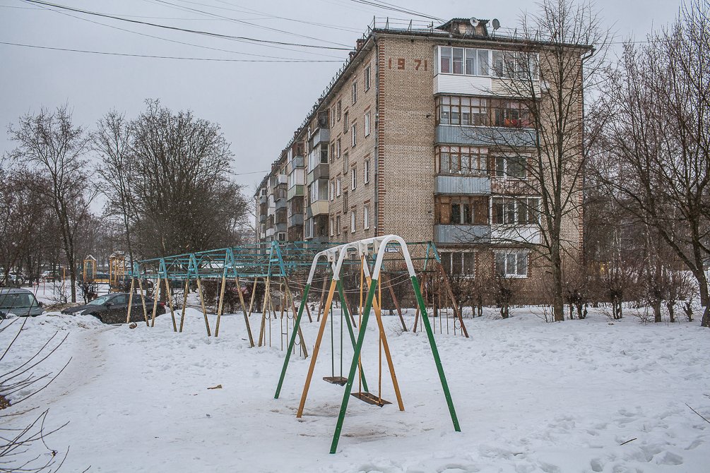 Улица Дачная, март 2015 года