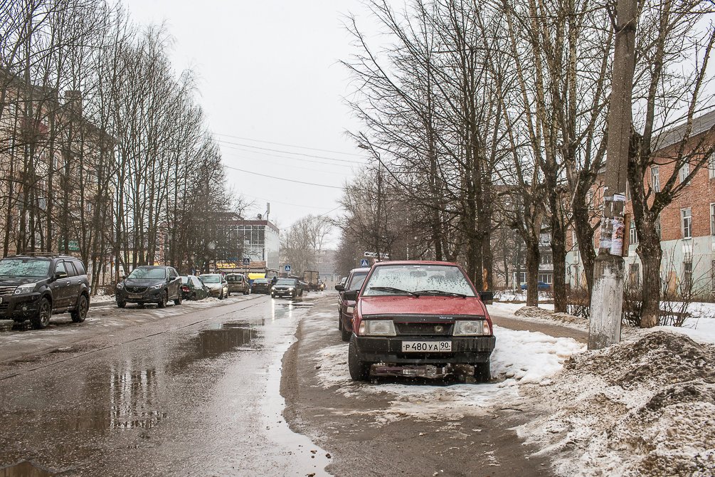 Улица Пионерская, март 2015 года