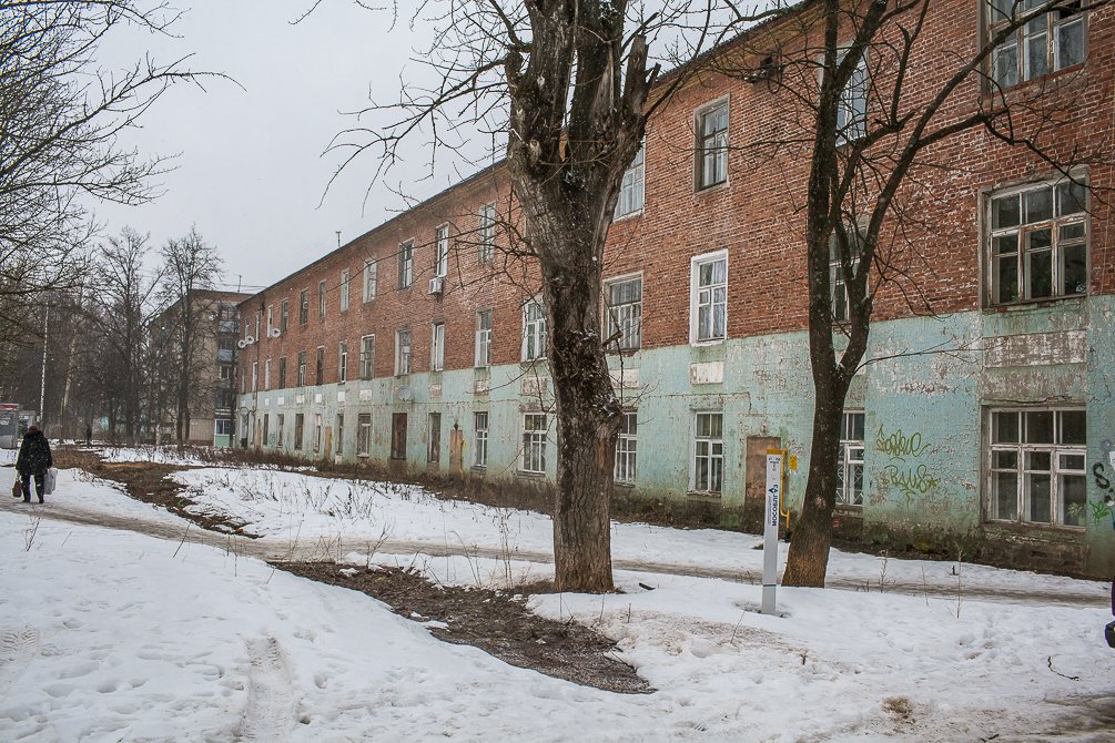 Улица Пионерская, март 2015 года