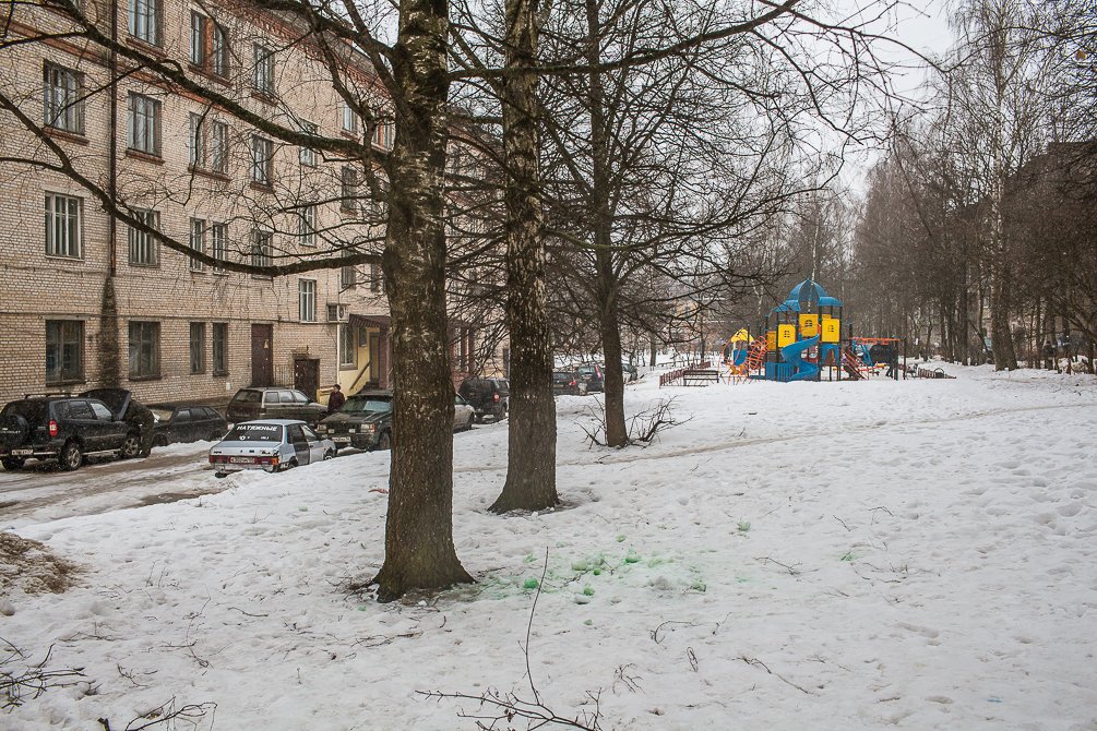 Улица Пионерская, март 2015 года