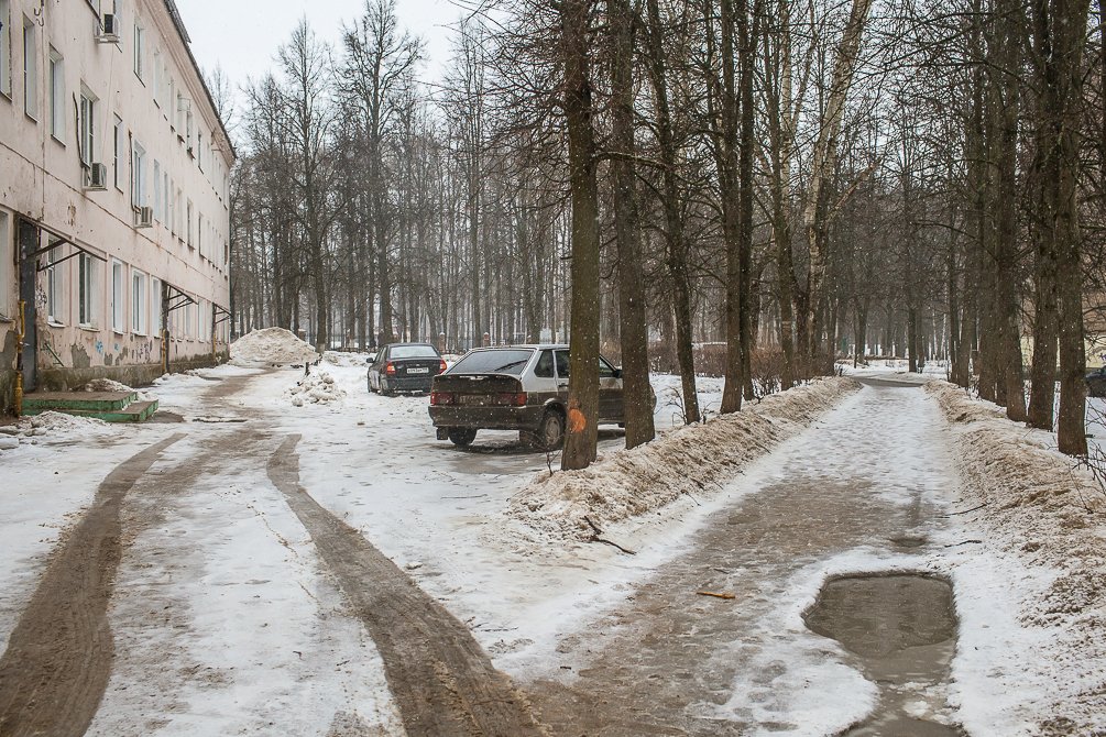 Улица Комсомолськая, март 2015 года