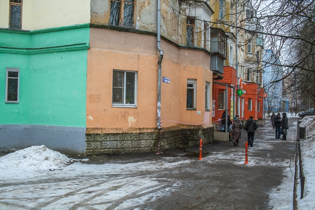 Улица Комсомолськая, март 2015 года