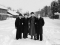Горожане на улице Чкалова, узкоколейка, 1960-е годы