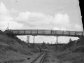 Пешеходный мост через жд-пути в районе улицы Морозова дом 13, 1950-е годы