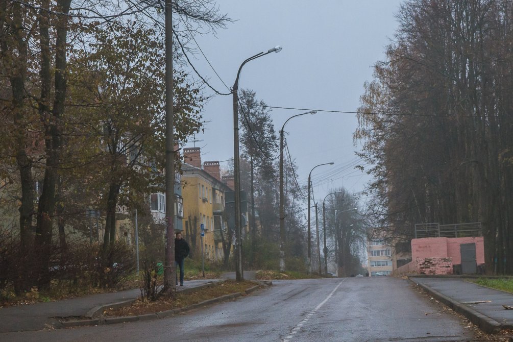 Улица Спортивная, октябрь 2015 года