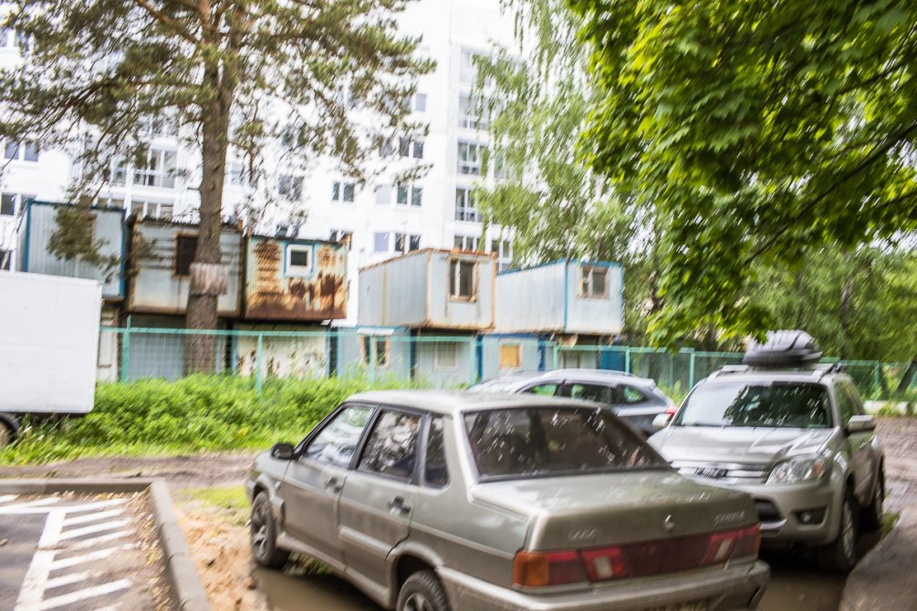 Строительство домов на улице Морозова, июнь 2017 года