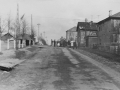 На снимке вид от улицы Строителей в сторону улицы Пионерской, 1960-е годы