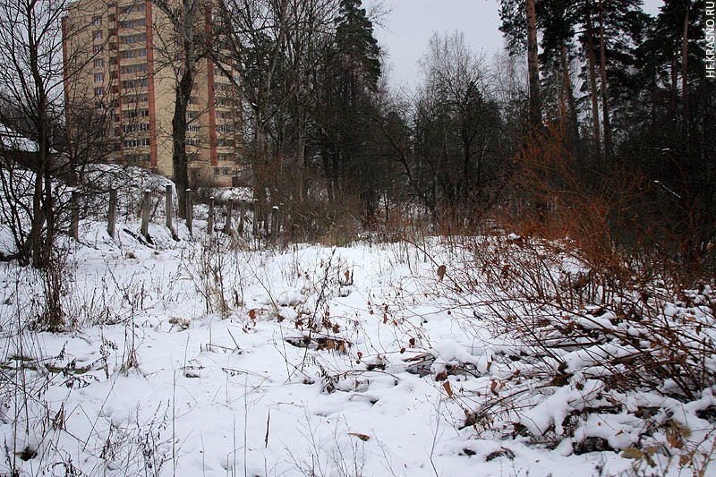 На этом месте находились корпуса профилактория КНИИМ