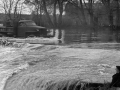 Река Воря около городской плотины, половодье, 1960-е годы