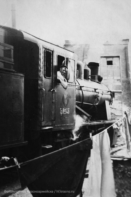 Паровоз Гр-146 на Фабрике КРАФ, 1950-е годы
