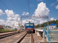 Электропоезд ЭР2-1153 на станции Красноармейск
