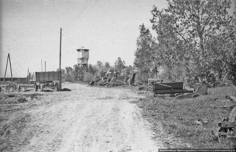 Деревня Путилово, 1960-е годы, сельхозтехника