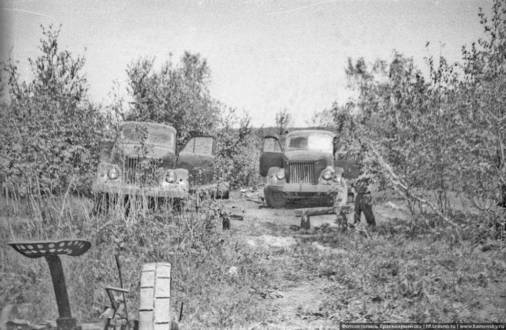 Деревня Путилово, 1960-е годы, сельхозтехника