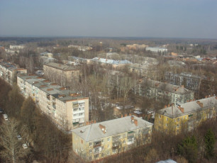 Вид на город с нового дома №12 по улице Спортивная, 2015 год