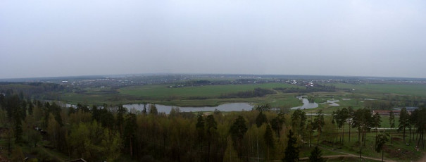 Панорама города и деревни Путилово, 2001 год