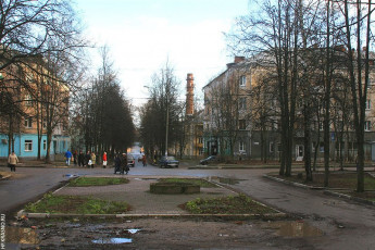 Перекресток улиц Горького и Комсомольской, 2006 год