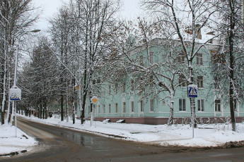 Улица Горького, вид от проспекта Испытателей, 2007 год