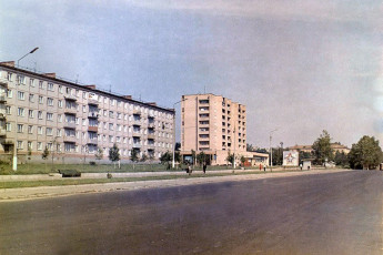 Восточная улица в Красноармейске, 1980-е годы
