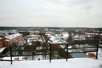 Территория фабрики КРАФ (бывшей Вознесенской мануфактуры) и улица Свердлова, 2008 год
