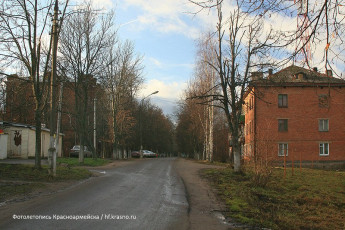 Окончание улицы Чкалова, 2006 год
