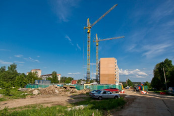 Строительство дома Морозова 14, 2013 года