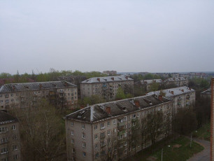 Дома на улице Гагарина и Строителей (второй ряд), 2002 год