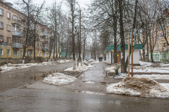 Улица Комсомолськая, март 2015 года