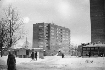 Дома на улице Новая жизнь и Красноармейское шоссе, 1980-е годы